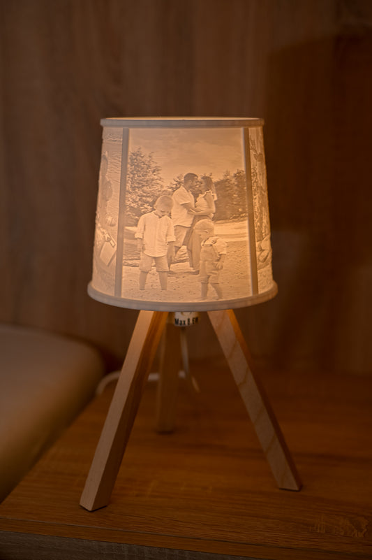 🌿Oak - personalizovaná drevená lampa